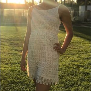 Laced casual dress